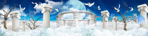 Image of 3D Pillar Heaven Entire Room wallpaper IDCQW-000150 custom size