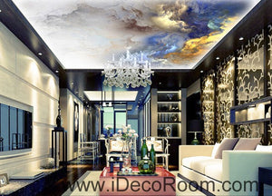 Abstract Clouds Smoke Pattern 00083 Ceiling Wall Mural Wall paper Decal Wall Art Print Decor Kids wallpaper