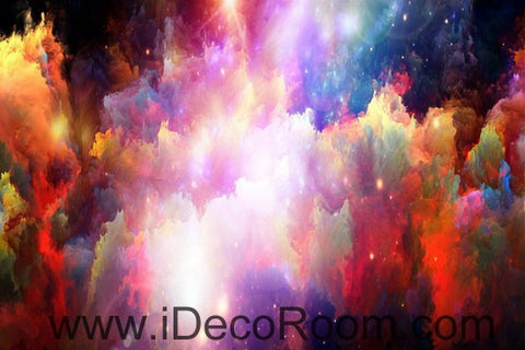 Image of Colourful Nubela Star 00085 Ceiling Wall Mural Wall paper Decal Wall Art Print Decor Kids wallpaper