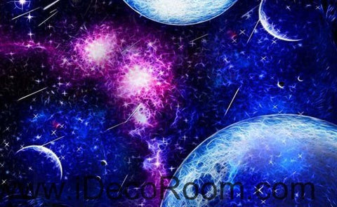 Image of Planets Outerspace Night Sky 00088 Ceiling Wall Mural Wall paper Decal Wall Art Print Decor Kids wallpaper
