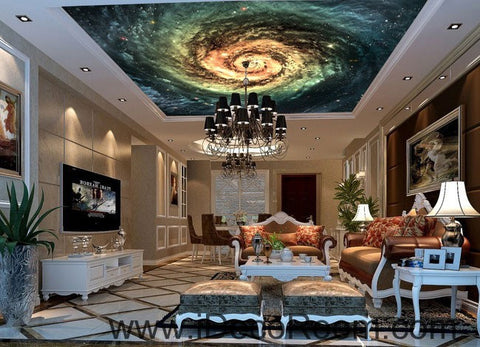Image of Stars Swirl Space Sky 00093 Ceiling Wall Mural Wall paper Decal Wall Art Print Decor Kids wallpaper