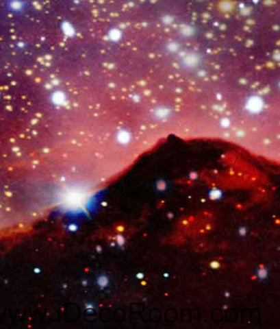 Image of Nebula Star Cirble Universe Wallpaper Wall Decals Wall Art Print Business Kids Wall Paper Nursery Mural Home Decor Removable Wall Stickers Ceiling Decal