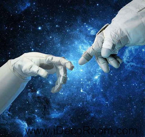 Image of Universe Genesis Wallpaper Wall Decals Wall Art Print Business Kids Wall Paper Nursery Mural Home Decor Removable Wall Stickers Ceiling Decal