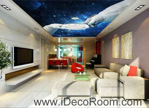Image of Universe Genesis Wallpaper Wall Decals Wall Art Print Business Kids Wall Paper Nursery Mural Home Decor Removable Wall Stickers Ceiling Decal