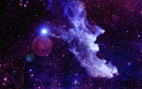 Image of Smoky Star Skylight Wallpaper Wall Decals Wall Art Print Business Kids Wall Paper Nursery Mural Home Decor Removable Wall Stickers Ceiling Decal