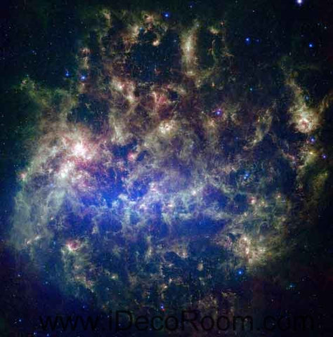 Image of Star Nebula Wallpaper Wall Decals Wall Art Print Business Kids Wall Paper Nursery Mural Home Decor Removable Wall Stickers Ceiling Decal