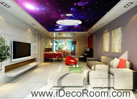 Image of Mystery Star Wallpaper Wall Decals Wall Art Print Business Kids Wall Paper Nursery Mural Home Decor Removable Wall Stickers Ceiling Decal