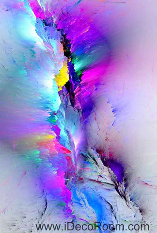 Image of Abstract Pink Clouds Color Pattern Wallpaper Wall Decals Wall Art Print Business Kids Wall Paper Nursery Mural Home Decor Removable Wall Stickers Ceiling Decal