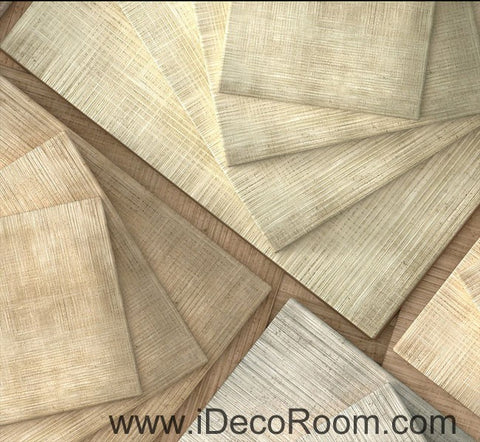 Image of Yellow Tile Shape Square 00038 Floor Decals 3D Wallpaper Wall Mural Stickers Print Art Bathroom Decor Living Room Kitchen Waterproof Business Home Office Gift