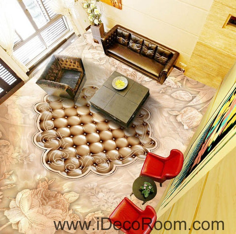 Image of Flower Dot Carpet Shape 00054 Floor Decals 3D Wallpaper Wall Mural Stickers Print Art Bathroom Decor Living Room Kitchen Waterproof Business Home Office Gift