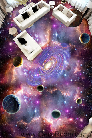 Image of Universe Planet Nebula Galaxy 00075 Floor Decals 3D Wallpaper Wall Mural Stickers Print Art Bathroom Decor Living Room Kitchen Waterproof Business Home Office Gift