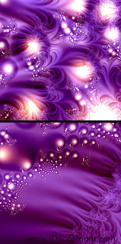 Image of Purple Fantacy Dream 00080 Floor Decals 3D Wallpaper Wall Mural Stickers Print Art Bathroom Decor Living Room Kitchen Waterproof Business Home Office Gift