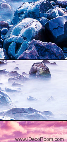 Image of Mountain Top Clouds Sunrise 00090 Floor Decals 3D Wallpaper Wall Mural Stickers Print Art Bathroom Decor Living Room Kitchen Waterproof Business Home Office Gift