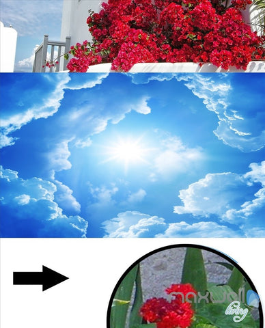 Image of Greek landscape map of the entire room wallpaper wall mural decal IDCQW-000003