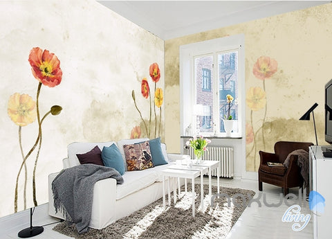 Image of American pastoral fresh entire room wallpaper wall mural decal IDCQW-000004