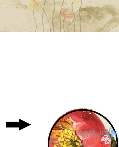 Image of American pastoral fresh entire room wallpaper wall mural decal IDCQW-000004