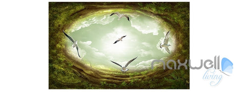 Image of Fantasy fairy tale wonderland forest entire room wallpaper wall mural decal IDCQW-000022