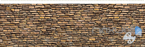 Image of Retro brick wall theme space entire room wallpaper wall mural decal IDCQW-000052