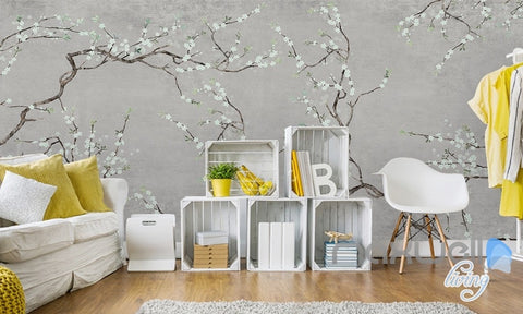 Image of Classical flowers Blossom entire room wallpaper wall mural decals Livingroom Bedroom IDCQW-000076