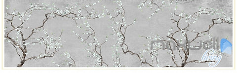 Image of Classical flowers Blossom entire room wallpaper wall mural decals Livingroom Bedroom IDCQW-000076