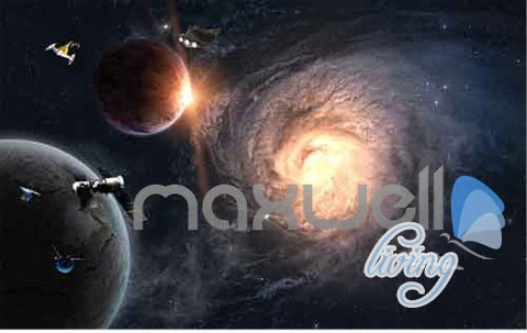 Image of 3D Nubela Comet Universe Entire Room Wallpaper Wall Murals Art Prints IDCQW-000085
