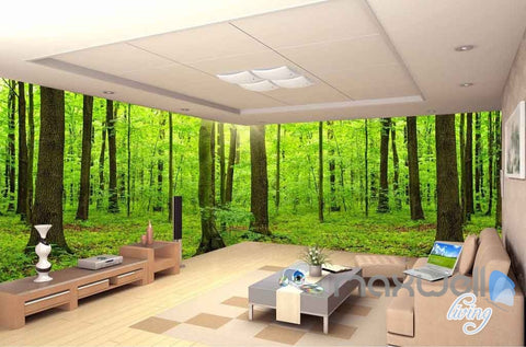 Image of 3D Forest Animals Entire Room Wallpaper Wall Murals Art Prints IDCQW-000098