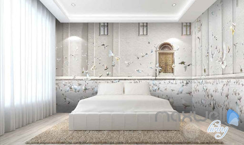 Image of 3D Pegians Square Classic Door Entire Room Wallpaper Wall Murals Art Prints IDCQW-000121