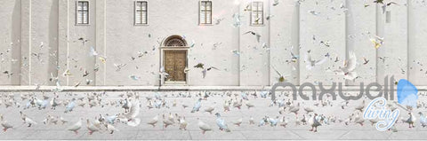 Image of 3D Pegians Square Classic Door Entire Room Wallpaper Wall Murals Art Prints IDCQW-000121