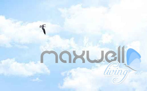 Image of 3D Coast View Clouds Sunshine Enire Living Room Wallpaper Wall Murals Art Prints IDCQW-000156