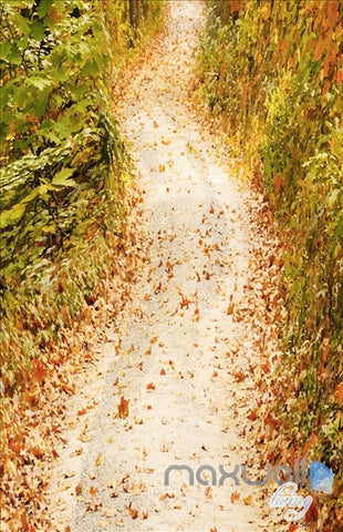 Image of 3D Yellow Poplar Forest Entire Living Room Wallpaper Wall Mural Art Decor Prints IDCQW-000190