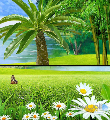 Image of 3D Guilin Mountain River Sunny Day Entire Living Room Wallpaper Wall Mural Art Decor IDCQW-000202