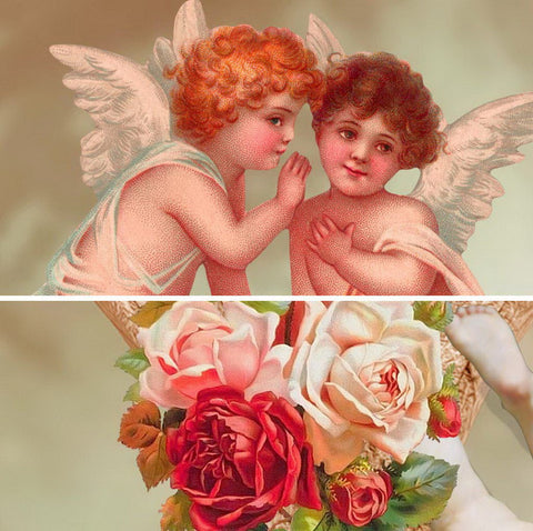 Image of 3D Rose Flower Angel Arch Entire Living Room Wallpaper Wall Mural Art Decor Print IDCQW-000211