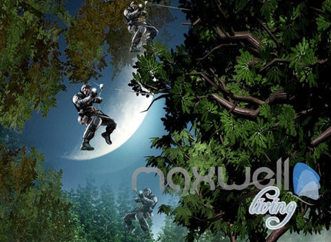 Image of 3D Tank Special Forces Army Entire Living Room Bedroom Wallpaper Wall Mural Art IDCQW-000227