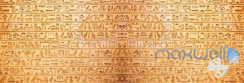 Image of 3D Egyptian Words Icons Entire Living Room Business Wallpaper Wall Mural Art Decor IDCQW-000253