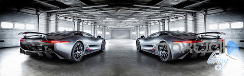 Image of 3D Racing Cars Modern Art Entire Living Room Office Wallpaper Wall Mural Art IDCQW-000263