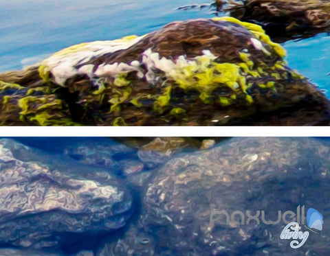 Image of 3D Clouds Lake Rocks Entire Living Room Business Wallpaper Wall Mural Art Decor IDCQW-000270