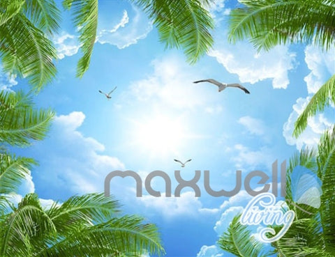 Image of 3D Fiji Tropical Island Entire Living Room Business Wallpaper Wall Mural Art IDCQW-000271