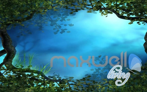 Image of 3D Jungle Animals Forest Elepant Entier Living Room Business Wallpaper Wall Mural IDCQW-000274