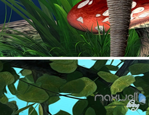 Image of 3D Jungle Animals Forest Elepant Entier Living Room Business Wallpaper Wall Mural IDCQW-000274