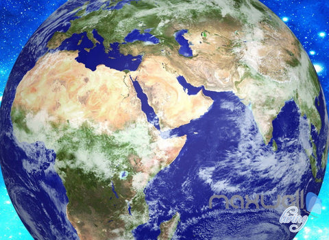 Image of 3D Solar Earth Planets Unvierse Entire Living Room Bedroom Wallpaper Wall Mural IDCQW-000278