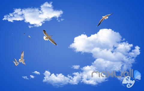 Image of 3D Palm Bay Beach Hot Airballoon Entire Living Room Business Wallpapaer Wall Mural IDCQW-000282