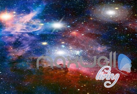 Image of 3D Mars Surface Galaxy Nubela Ceiling Entire Living Room Business Wallpapaer Wall Mural IDCQW-000284