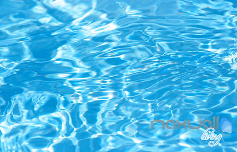 Image of 3D Underwater Rays Fish Shimmering Water Ceiling Entire Living Room Wallpaper Wall Mural IDCQW-000293