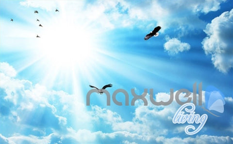 Image of 3D Huangshan Mountain Pine The Great Wall Entire Living Room Wallpaper Wall Mural Decal IDCQW-000298