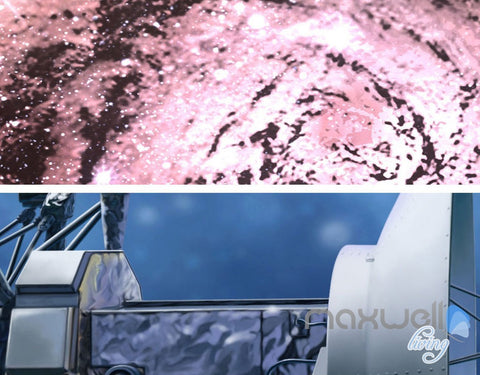 Image of 3D Galaxy Swirl Space Explore Science Entire Living Room Wallpaper Wall Mural Decal Art IDCQW-000304