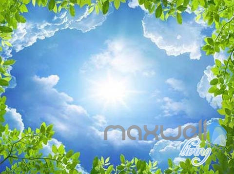 Image of 3D Long Waterfall Pond Entire Living Room Business Wallpaper Wall Decal Mural IDCQW-000308