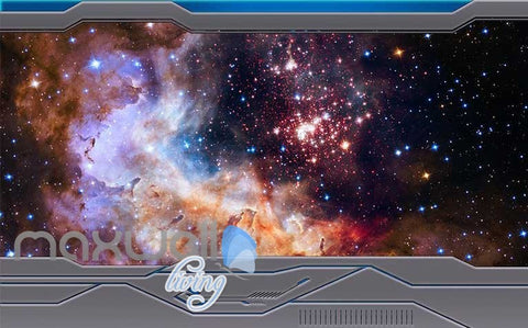 Image of 3D Nubelar Spacecraft Robot Wall Murals Wallpaper Decals Art Print Decor IDCQW-000311