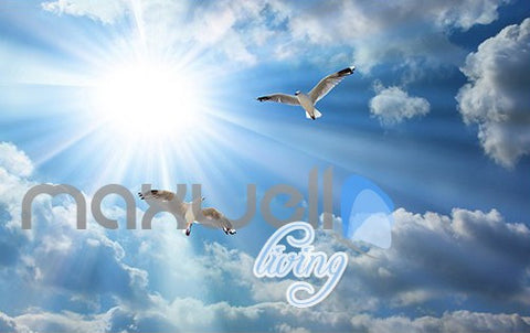 Image of 3D US Air Force Blue Sky Ceiling Wall Murals Wallpaper Decals Art Prints Decor IDCQW-000321