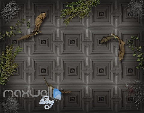 Image of 3D Witch Hounted House Wall Murals Wallpaper Paper Art Print Decor IDCQW-000382