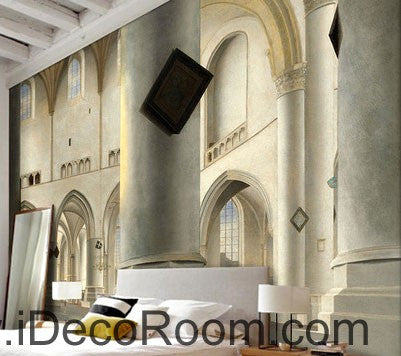 Image of Arch Pillar Porch classic 000012 Wallpaper Wall Decals Wall Art Print Mural Home Decor Gift Office Business